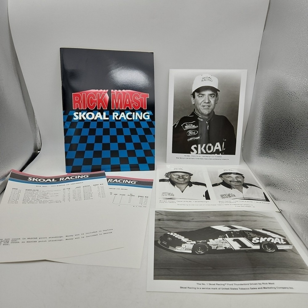 Vintage Nascar Press Kit Skoal Racing Rick Mast Media Guide #1 1994